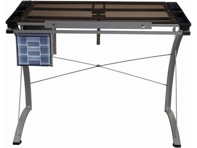 Coaster Home Furnishings CO-800986 Drafting Desk, 41 W x 24 D x 32 H, Chrome