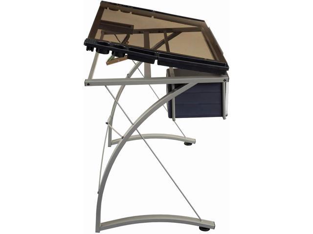 Coaster Home Furnishings CO-800986 Drafting Desk, 41 W x 24 D x 32 H, Chrome