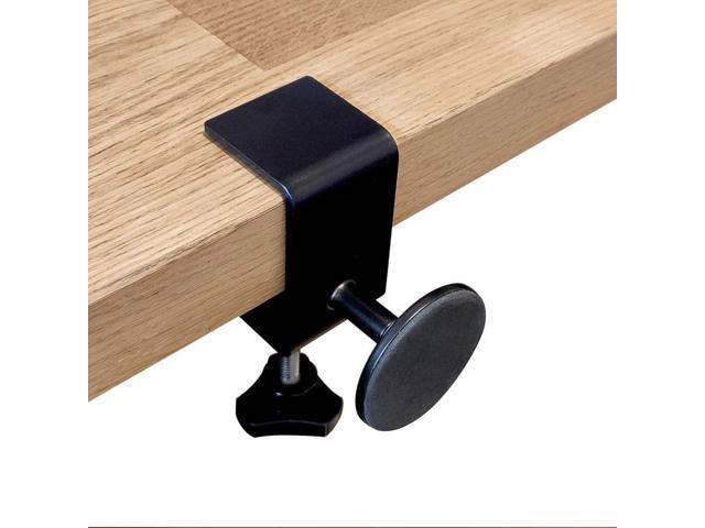 2 pcs Desk Table Wall Adjustable Protective Spacer, Desk Table Tops Wall Spacer (Black)