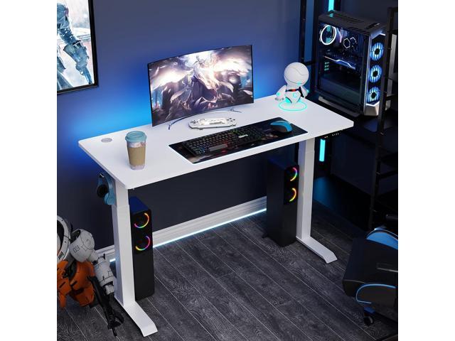 Vongrasig Height Adjustable Electric Standing Desk, 55 x 24 Inches Home Office Stand Up Table Computer Workstation with Splice Table Board & Memory...