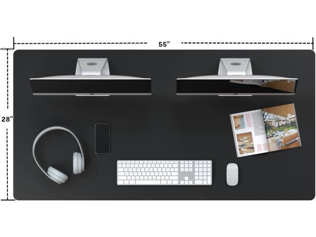 FLEXISPOT Whole Piece 55'x28' Desktop 1' Thickness Height Adjustable Desk Rectangular Tabletop Black Board (55INCH Black Top)