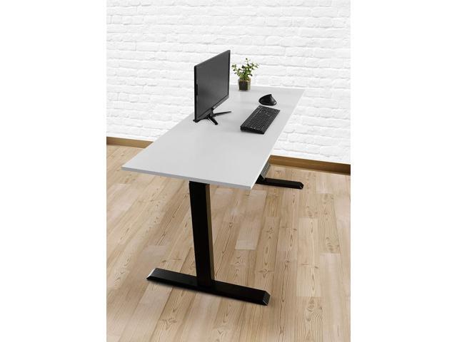 TechOrbits Electric Standing Desk Frame - Two Leg Motorized Stand Up Desk Base - Sit Stand Desk with Memory Settings and Telescopic Height...