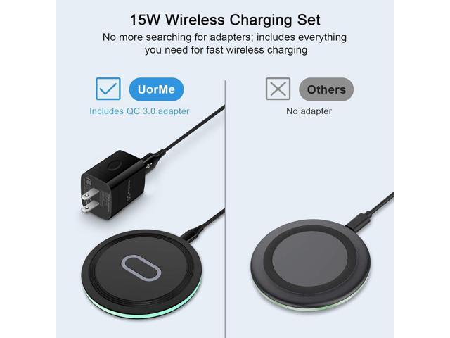 Wireless Charger Samsung Fast Charging Pad for Samsung Galaxy S25 Ultra/S24 FE/S23 Ultra/S22/S21/Z Flip 6 5,15W Wireless Charging Station Charger...