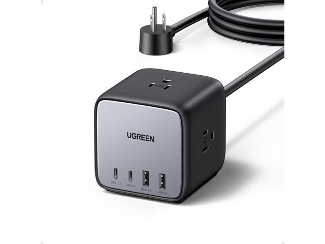 UGREEN 65W Charging Station, 7-in-1 USB C Power Strip with 6ft Extension Cord, 3 AC, 2 USB C, 2 USB A, Nexode GaN Desktop Charger for Home, Office,. photo