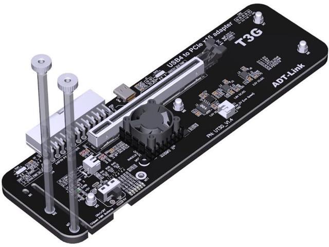 ADT-UT3G USB4.0 Docking Station 64G PCIe4.0x4 to Laptop Graphics Card External Conversion Adapter Compatible with Thunderbolt 3 4
