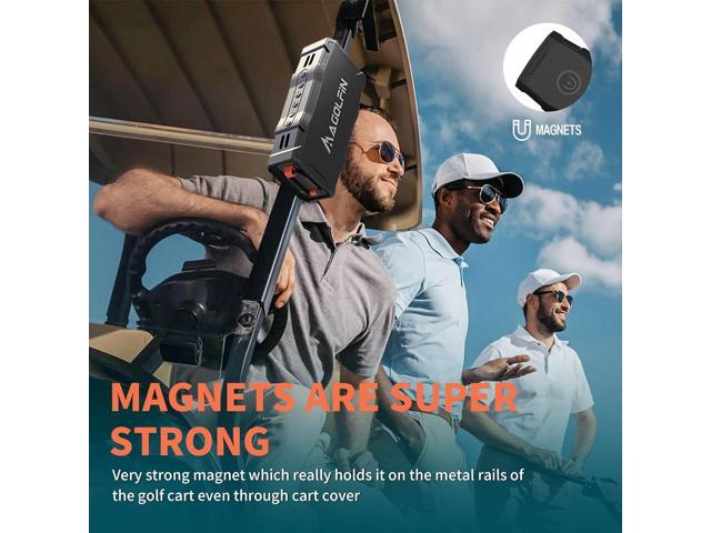 Golf Cart Speaker, 36H Playtime, 30W Stereo Sound IPX7 Magnetic Bluetooth Speaker with Bicycle Mount, Hook & Light Design, Golf Cart Accessories