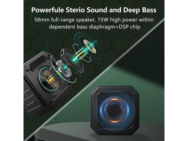 Golf Speaker, Golf Cart Speakers Bluetooth Wireless with Strong Magnetic, Loud with Rich Bass, Portable Outdoor IPX7 Waterproof Bluetooth Speaker,...