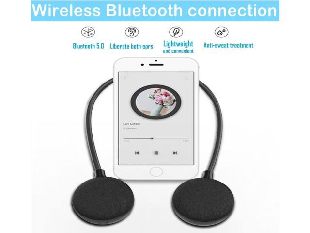 Neckband Bluetooth Speaker - EBS-906, Bluetooth 5.0, Built-in mic, 10H Playtime, Portable Wireless Wearable Speaker (Black)