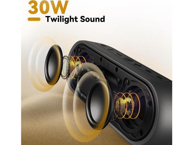 Tribit Portable Bluetooth Speaker XSound Plus 2, Wireless Speaker 30W with XBass, IPX7 Waterproof, 24-Hour Playtime, Stereo Sound, Built-in Mic,...