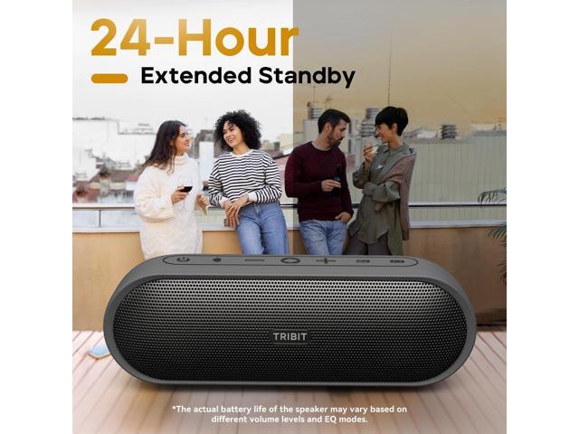 Tribit Portable Bluetooth Speaker XSound Plus 2, Wireless Speaker 30W with XBass, IPX7 Waterproof, 24-Hour Playtime, Stereo Sound, Built-in Mic,...