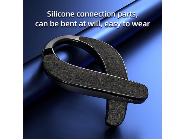 Neck Speaker, Bluetooth 5.3 Built-in mic, Wearable Neckband Speakers 3D Stereo Surround Sound (Black)