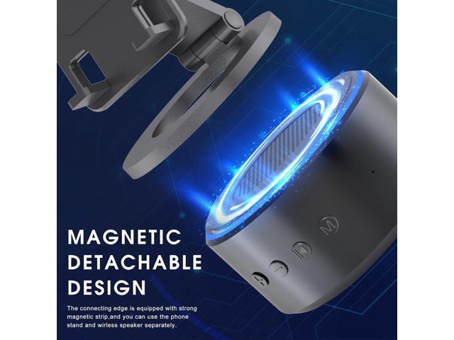 Detachable Cell Phone Stand with Wireless Bluetooth Speaker, Gifts for Men Dad Husband Birthday from Daughter Son Wife, White Noise Sound Machine,...