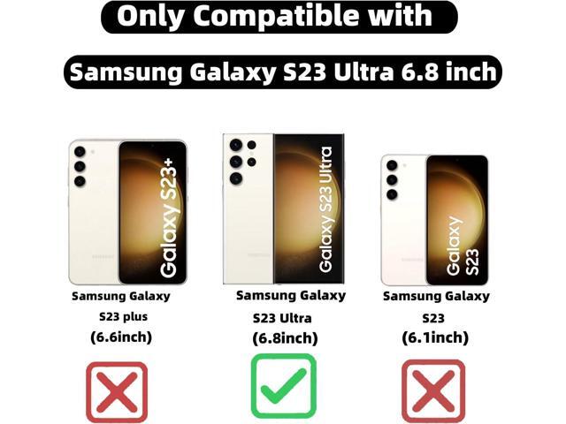 for Samsung Galaxy S23 Ultra Case Magnetic,for Women Girl Soft Cute Luxury Love Heart Plating Bling Gradient Glitter Phone Case Compatible with...