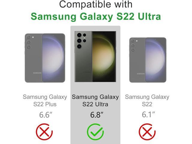 Case for Samsung Galaxy S22 Ultra Magnetic Compatible with Magsafe, Slim Translucent Cover [Shockproof Tested] Anti-Slip Soft TPU Edge Protective...
