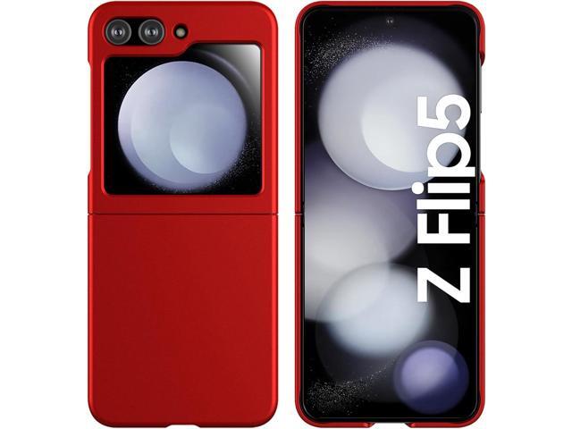 Case for Samsung Galaxy Z Flip 5 (2023) Thin Hard Matte Phone Case for Galaxy Z Flip5 - Red