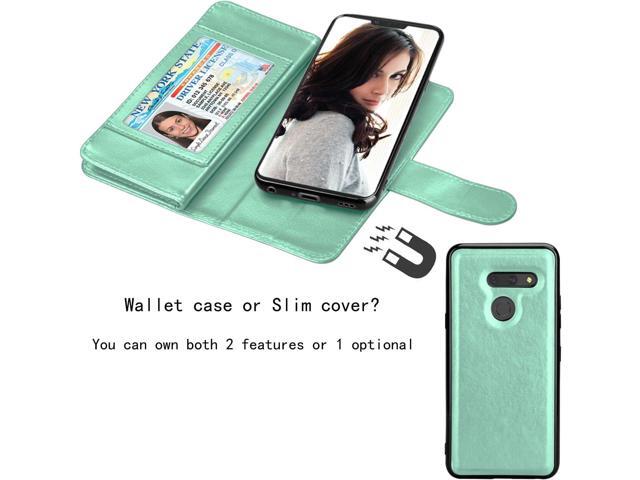 NJJEX Compatible with LG G8 ThinQ Case/LG G8/ LG G8 ThinQ Wallet Case, [9 Card Slots] PU Leather ID Credit Holder Folio Flip Cover...