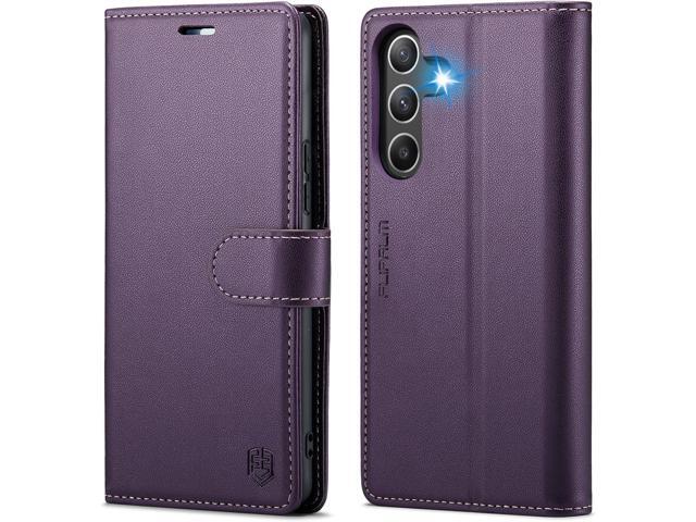 for Samsung Galaxy A25 5G Wallet Case with RFID Blocking Credit Card Holder, PU Leather Folio Flip Kickstand Protective Shockproof Cover Women Men...