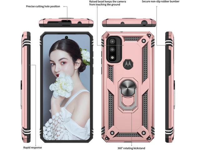 LeYi for Motorola Moto G Play 2023 Phone Case, Moto G Pure/G Power Case 2022 with 2 Pcs Tempered Glass Screen Protector, Military-Grade Protective...