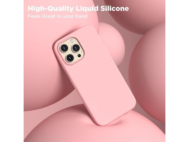 Designed for iPhone 14 Pro Max Case, Liquid Silicone Case [2X Screen Protectors], Shockproof Slim Thin Protective Phone Case with Soft Anti-Scratch...