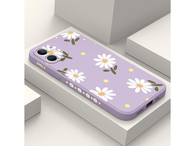 for iPhone 12 Case, for iPhone 12 Phone Cover Astronaut Floral Butterfly Print Creative Design Anti Scratch Soft Microfiber Lining Liquid Silicone...