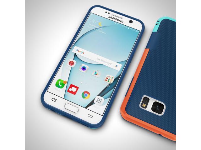 Galaxy S7 Case, Jeylly [3 Color] Slim Hybrid Impact Rugged Soft TPU & Hard PC Bumper Shockproof Protective Anti-Slip Case Cover Shell for Samsung...
