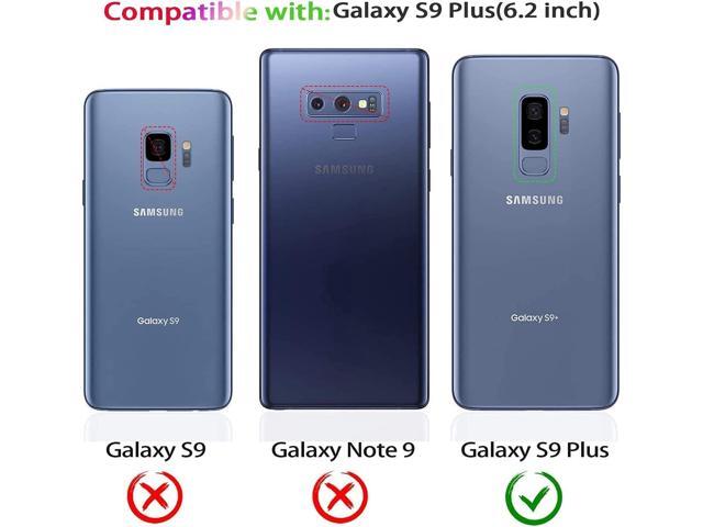LeYi for Galaxy S9 Plus Phone Case, Samsung Galaxy S9 Plus Case with [2 Pack] 3D Curved Screen Protector for Men Women, [Military-Grade] Ring...