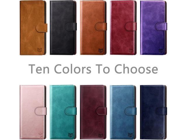 SUANPOT for Samsung Galaxy S23 FE Wallet case RFID Blocking Credit Card Holder,PU Leather Flip Folio Book Phone case Cover Women Men for Samsung...