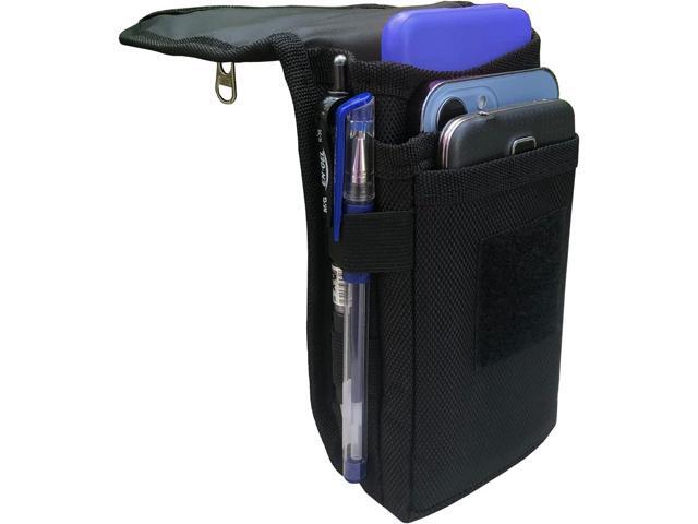 Dual Phone Case for Two Phones, Maezar Belt Clip Pouch Holder for Men, Tactical Cell Phone Holster with Belt Loop, Multi Tool Phone Case, Waist...