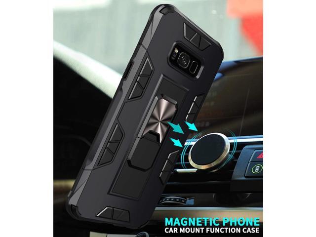 for Samsung Galaxy S8 Plus Case Samsung Galaxy S8+ Case Military Grade Built-in Kickstand Case Holder Armor Heavy Duty Shockproof Cover Protective...