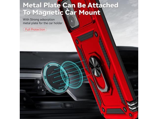 for Moto G 5G 2023 Case with Slide Camera Cover HD Screen Protector [Military Grade 16ft. Drop Tested] Magnetic Ring Holder Kickstand Protective...