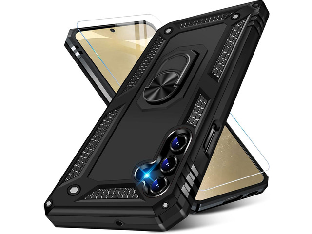 for Samsung Galaxy S24 Plus Case with Screen Protector, Military Grade Rugged Shockproof Heavy Duty S24 Plus 5G Protective Cover for Samsung S24...