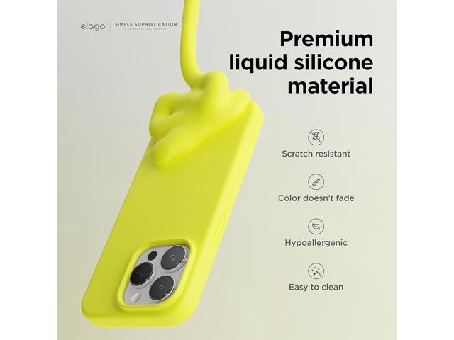 elago Compatible with iPhone 15 Pro Max Case, Liquid Silicone Case, Full Body Protective Cover, Shockproof, Slim Phone Case, Anti-Scratch Soft...