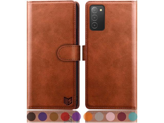 SUANPOT for Samsung Galaxy A03S Wallet case RFID Blocking Credit Card Holder, Flip Folio Book PU Leather Phone case Shockproof Cover Women Men for...