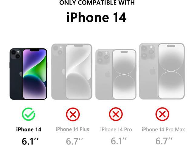 for iPhone 14 Waterproof Case with Built-in Screen Protector, Shockproof Dustproof Full Body Protective IP68 Waterproof Phone Case for iPhone 14...