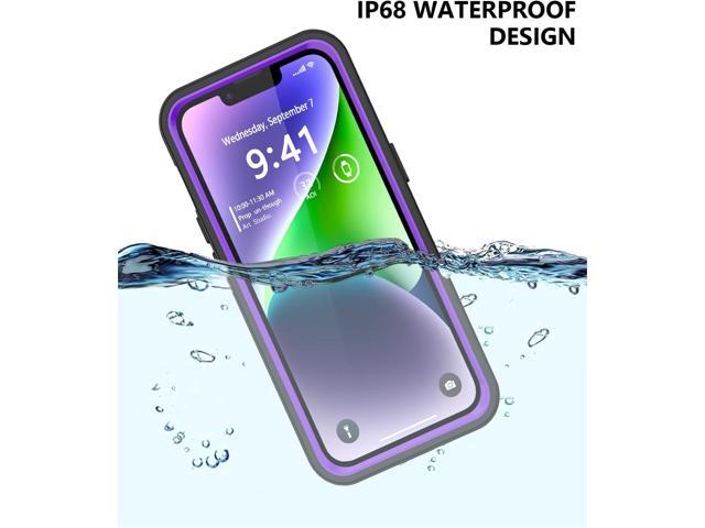 for iPhone 14 Waterproof Case with Built-in Screen Protector, Shockproof Dustproof Full Body Protective IP68 Waterproof Phone Case for iPhone 14...