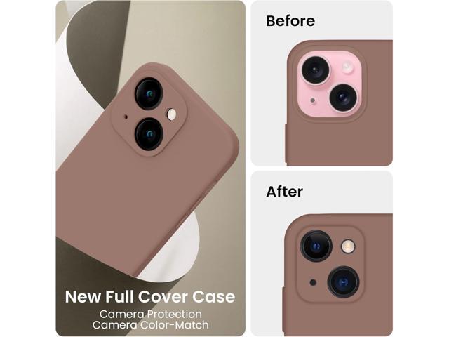 FireNova Designed for iPhone 15 Plus Case, Silicone [Camera Protection] Case with [2 Screen Protectors], Soft Anti-Scratch Microfiber Lining...