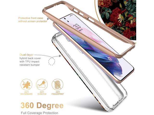 ESDOT for Samsung Galaxy S21 Case,Military Grade Passing 21ft Drop Test,Rugged Cover with Fashionable Designs for Women Girls,Shockproof Protective...