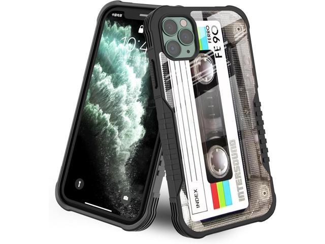 Compatible with iPhone 15 Pro Max Case Retro Cassette Tape Design for Men Boys, [Shockproof Bumper] [Anti-Scratch] [Anti-Slip] Heavy Duty...