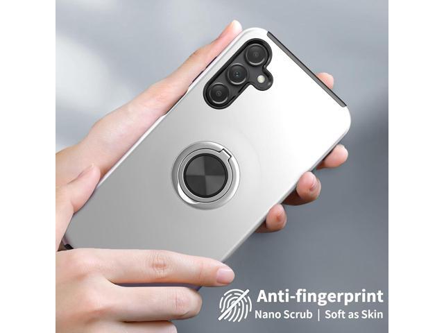Case for Samsung for Galaxy A15 5G with Tempered Glass Screen Protector,Hybrid 2 in 1 Protective Slim Fit Sturdy Phone Case with Invisible Magnetic...