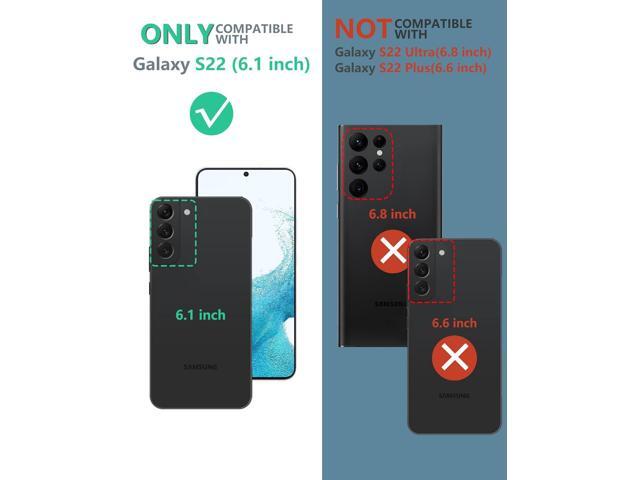 FNTCASE for Samsung Galaxy S22 Protective Case: Military Grade Protection Rugged Anti-Drop Case with Belt-Clip Holster & Kickstand - Full...