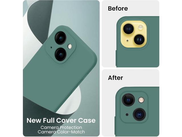 FireNova Designed for iPhone 14 Case, Silicone Upgraded [Camera Protection] Phone Case with [2 Screen Protectors], Soft Anti-Scratch Microfiber...