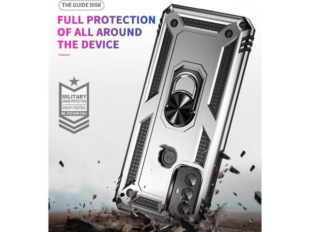 Yiakeng for Moto G Play 2023 Case, Moto G Play 2023 Phone Case with HD Screen Protector, Military Grade Protective Cases with Ring for Moto G Play...