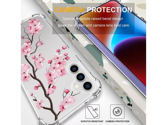 Compatible for Samsung Galaxy S24 Plus & S25 Plus Case for Women Cute Phone Funda Clear Design, S24+ / S25+ Cases Transparent Cool Kawaii...