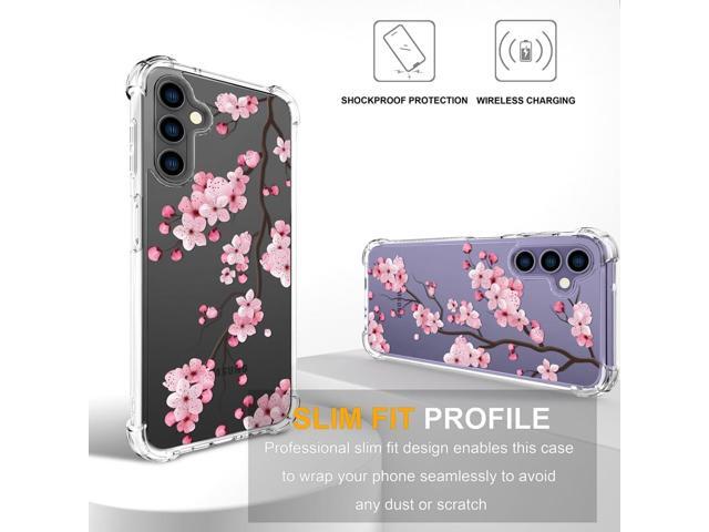 Compatible for Samsung Galaxy S24 Plus & S25 Plus Case for Women Cute Phone Funda Clear Design, S24+ / S25+ Cases Transparent Cool Kawaii...