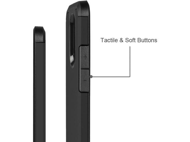 J & D Heavy Duty Dual Layer Hybrid Shockproof Protective Rugged Bumper Case for LG K20 V, K20 Plus, Harmony, K10 2017, V5, Grace - Black