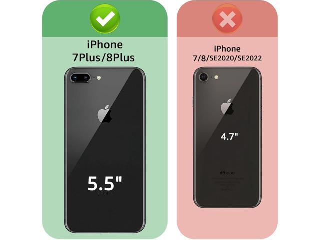 XcaseBar for iPhone 7Plus/8 Plus 5.5' Wallet case with Zipper Credit Card HolderRFID Blocking, Flip Folio Book PU Leather Phone case Shockproof...