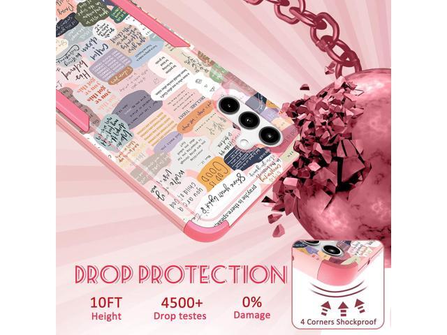 for Samsung Galaxy A14 5G Case - Women Cute Girls Phone Cover Cool Aesthetic Unique Design Teen Kawaii Quotes Heavy Duty Protective Hard Shockproof...