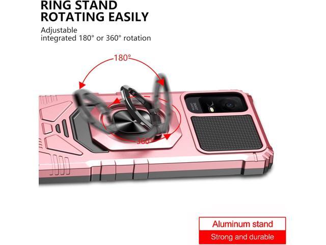 Ailiber for TCL ION V Case, TCL ION X/TCL T607DL Case with Screen Protector, Ring Kickstand for Magnetic Car Mount, Military Grade, Heavy Duty...