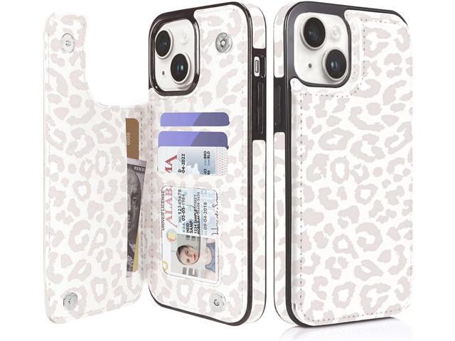 uCOLOR Compatible with iPhone 14/15 Plus 6.7' Wallet Case with Card Holder Slots Folio Flip PU Leather Kickstand Magnetic Clasp and RFID Blocking...