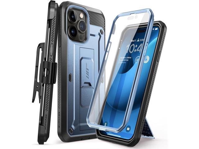 SUPCASE for iPhone 14 Pro Max Case with Screen Protector (Unicorn Beetle Pro), [Built-in Stand & Belt-Clip] Full-Body Heavy Duty Shockproof...